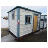 New 79in. Wide, 127in Wide, Icehouse on Wood Skids