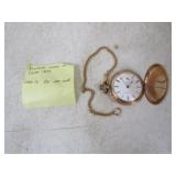 Rockford Watch Co. Pocket Watch Dated 1879, Chain