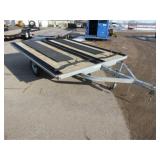 2020 Karavan 101inx10ft Tilt Bed Trailer, Single