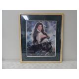 Native American Print by Maija Signed 30 W x 35T