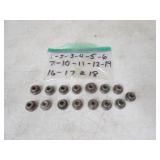 Shell Holders, Sizes Listed in Pics.