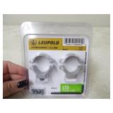 NIB-Leupold 1in. Silver Scope Rings (No Bases)
