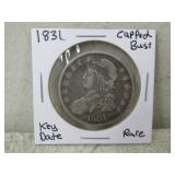 1831 Capped Bust Half Dollar Key Date