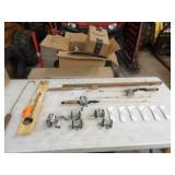 Vintage Rod Sorter,4 Vintage Ice Rods & Reels,1-Ze