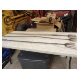 3-Fish Spears 5 Prong, 68in. Wood, 66 & 60in.Metal