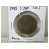 1843 Large Cent