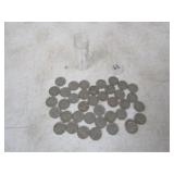 39 Buffalo Nickels