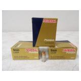 60-Federal 9mm Luger 124gr Hydra-Shok Jacketed HP