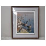 1987 River Refuge by John C Green 649/1200 Signed,