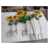 7-Small Sunflower Decor, 6-Medium, 1-Big One