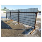 Free Standing Cattle Panel Wind Break, 20ft.6in W,