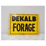 16x11.5 DeKalb Forage Tin Sign