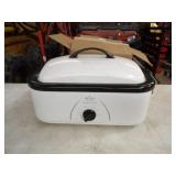 Rival 16qt Roaster Oven w/Divider & Trays Metal