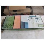NIB-Greatland Outdoors Folding Picnic Table