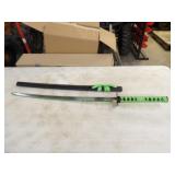 Zomb-War Sword w/27in. Blade & Sheath