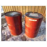 2-55gal Metal Drums