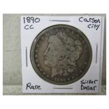 1890-CC Carson City Silver Dollar
