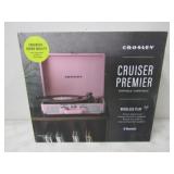 NIB Crosley Cruiser Premier Portable Turntable
