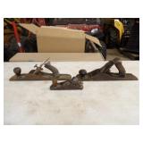 2-Vintage Planes, 2-15in. L, 1-7in. L