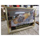 1992 Michelob Golden Draft Mirror 32inx23in.