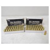 100 Rnds CCI Blazer Ammunition 40 S&W 165gr FMJ,