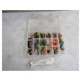 Fishing Tackle & Lures w/Plano Container