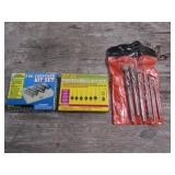 Solid Center Auger Bit Set, 7pc Forstner Bit Set,