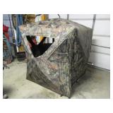 54.5x55x66H Ameristep Deer Blind,3-Sides w/Windows