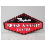 35x19.5in.Raybestos Brake & Safety Center Tin Sign