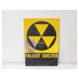 20x14in. Fallout Shelter Tin Sign