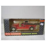 ERTL 1926 Sea Grave John Deere Co. Firetruck Bank