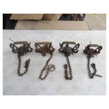 4-Bridger 1 3/4 Coil Spring Traps