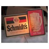 Schmidt's on Tap Light up Sign Works