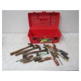 Plano 20in. Tool Box w/Screwdrivers & Hammers
