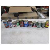 11-Metal Automotive Vintage Cans