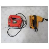 B&D Variable Speed Jig Saw, Bostitch Elec. Stapler