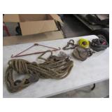 Game Hanger, Various Pulleys, Jumper Cables, &