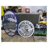 Timber Wolf Tin Sign 18.25x17.25in, &