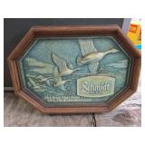 1981 Schmidt Beer Plastic Sign 22.5x16in.