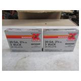 10-Winchester 20ga 2 3/4in. 3 Buck
