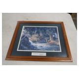 Framed Deer Photo, Framed Large Deer Photo