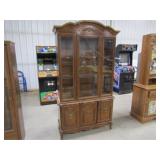 2pc China Huch 43 1/2 x 17 x 80, Glass Door, Light
