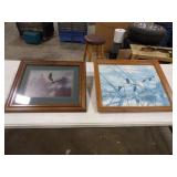 Eagle Flying Framed Print 20.5x17.5, Canada Geese