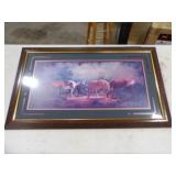 Home Interiors Horse Print 31inWx18inT