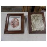 'Young Cowboy' by Vel Miller 13.5inWx15.25inT, &