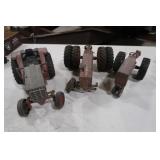 3-ERTL International Metal Die Cast Tractors,