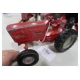 ERTL Red Tractor Metal Die Cast