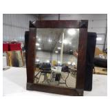 Wood Frame Mirror 23.5inWx29.5inT