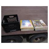 Approx 51 Records w/Milk Crate