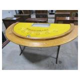 Blackjack Table Fold Up 86x45x31.5in.